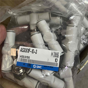 Tek dokunuşla bağlantı parçaları In-line tip Panel montajlı SMC AS3001F-12-3 AS---1F-3 serisi hız kontrol cihazı - Product Image 3