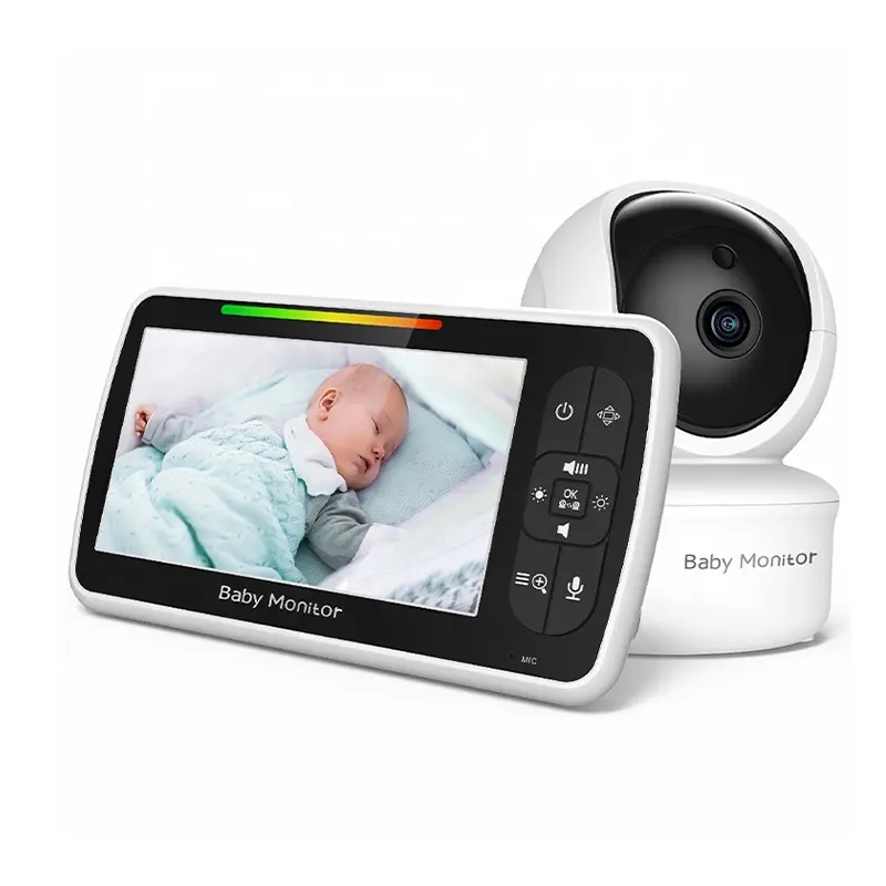 QZT Wifi bébé moniteur caméra bébé moniteurs pour animaux de compagnie audio bidirectionnel sécurité vidéo bébé moniteur