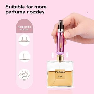 Toptan 5ml Mimi doldurulabilir parfüm taşınabilir atomizör şişe seyahat ve giden için doldurulabilir parfüm sprey dolum pompası durumda