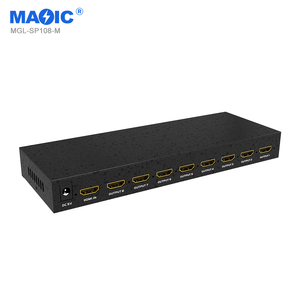 High Quality Factory Price <strong>Hdmi</strong> <strong>Distributor</strong> 1Input 8 <strong>Output</strong> 4K 8 Ways 8 Port <strong>HDMI</strong> Cable Splitter for PS4 PC DVD TV Monitors - Product Image 1