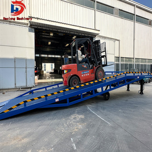 8 Tons Load Capacity Movable Ramp Bridge Home Use Retail Friendly <strong>Container</strong> <strong>Loading</strong> Unloading Platform Forklift Platform - Product Image 4