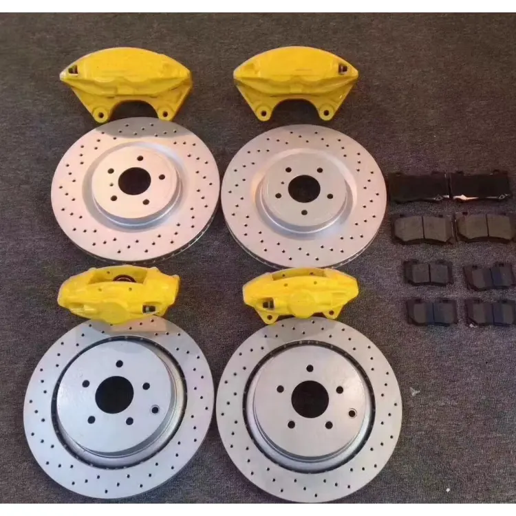 Customized discs brake pads spare parts auto brake systems brakes kit Disc rotor for audi A5 A6 A7 A8 S5 S6 S7 S8 for sale