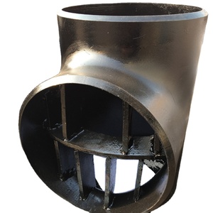 API 5L X42 X52,X60,X65 ASME B16.5 MSS -SP 75 karbon çelik çubuklu eşit Tee - Product Image 1