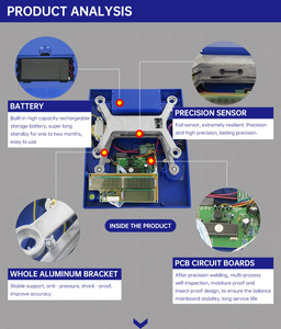 SAKURA CN-V3DL 30kg/0.5g elektronik Gram ölçeği endüstriyel elektronik masa üstü tartı sayma ölçeği sayma parçaları
