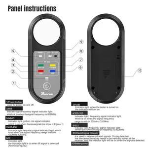 Xhorse XDRT20 V2 <strong>Remote</strong> Tester <strong>Remote</strong> Frequency Test Infrared Signal Detection VVDI Tools 315MHz 868MHz 433Mhz for <strong>All</strong> Car Key - Product Image 5
