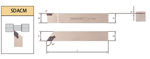 SDACR1212H新到货数控车刀刀架硬质合金和硬质合金车刀车刀支持OEM - Product Image 3