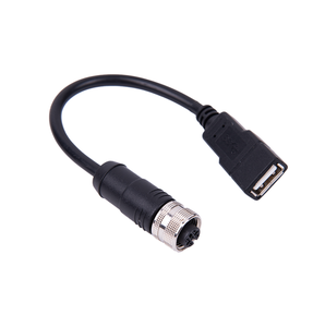 M12 X kod 8 pins erkek kablo RJ45 jack - Product Image 5