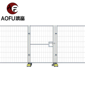 フェンスセキュリティフェンス亜鉛メッキ粉体塗装オーストラリアポータブル工場価格カスタマイズされた一時的な - Product Image 3