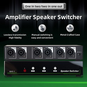 Amplifier Speaker Selector Switch <strong>Switcher</strong> <strong>1</strong> <strong>Input</strong> 2 <strong>Output</strong>/2 <strong>Input</strong> <strong>1</strong> <strong>Output</strong> Power Amplifier Speaker Selector <strong>Switcher</strong>