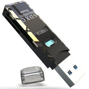 USB 3.0 Micro-SD-Kartenleser 5 Gbit/s 2-in-1-SD-Kartenleser zum USB-Adapter-Kartenleser für SDXC SDHC MMC - Product Image 3