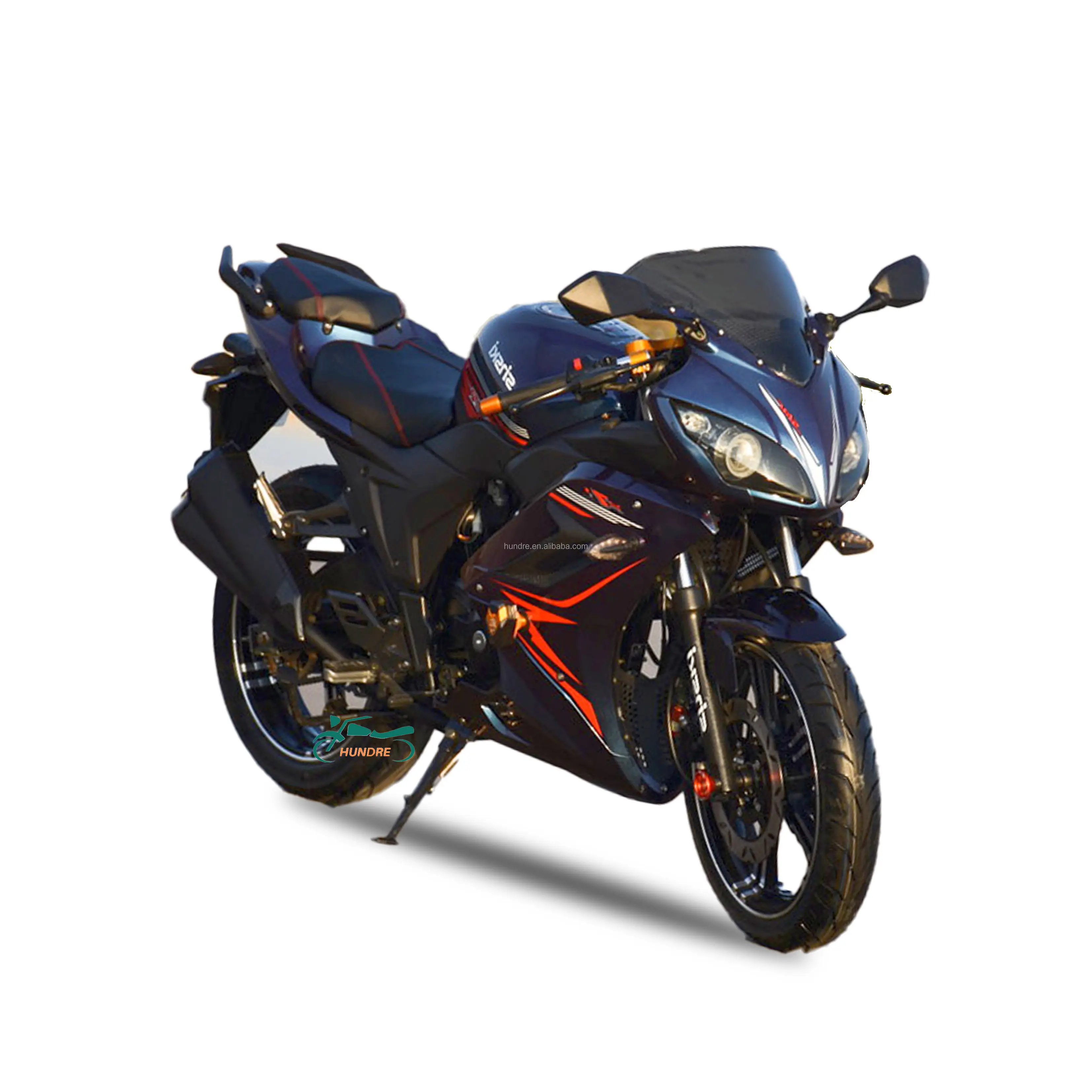 Alta velocidade gasolina gasolina esporte motocicleta 400cc duas rodas corridas cidade estrada motor bike