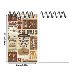 XQ056 Retro Inglaterra Espiral Notepads Café <span class=keywords><strong>Mini</strong></span> Vertical Flip Portátil Bobina <span class=keywords><strong>Notebook</strong></span> Presente Decoração <span class=keywords><strong>Notebook</strong></span> para Estudantes