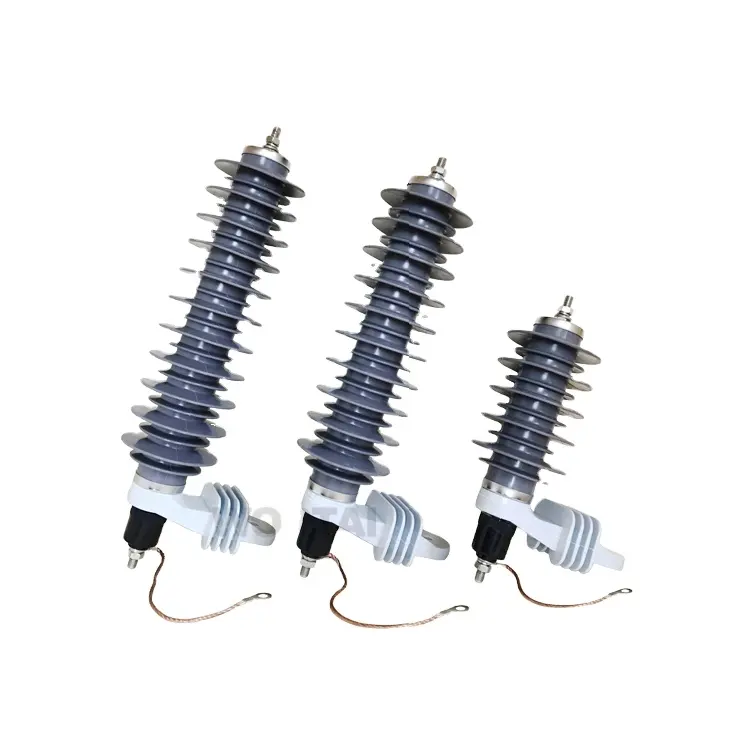 Điện Áp Cao ZnO Gapless Sét Arrester Surge Arrester 11kV 9kV 24kV 33kV 36kV