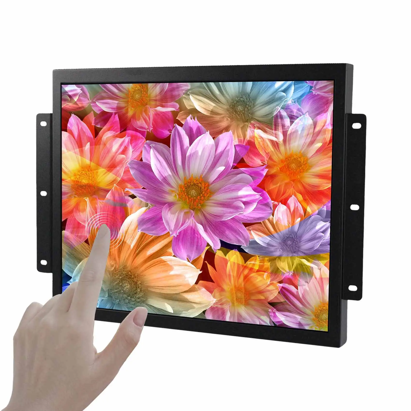 Hd-Mi Portable Monitor 17 Inch Resistive Industrial Touch Screen Monitor 17 Inch 1280X1024 1000Nit Hight Brightness Lcd Monitor