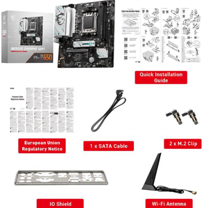 MSI B650M GAMING WIFI 2 * DDR5 DIMM 128GB M.2 SATAポートマイクロATXプレートタイプ安価で実用的な高品質マザーボード - Product Image 2
