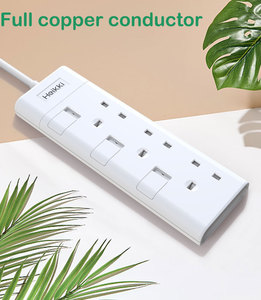 Surge Protector Wall <strong>Mount</strong> <strong>UK</strong> Extension Power Strip 5 AC Outlets 2 USB Ports Power Extension Socket - Product Image 3