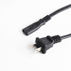สายไฟสัพพลาย US 6 ฟุต NEMA 1-15P IEC 60320 C7 โพลาไรซ์รูปที่ 8 สายไฟ UL Listed - Product Image 1