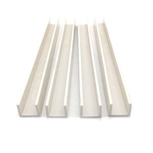 Kunden spezifische U-förmige Nut aus Kunststoff, einspuriges <span class=keywords><strong>PVC</strong></span>-Profil, doppelte U-förmige Gleit schiene