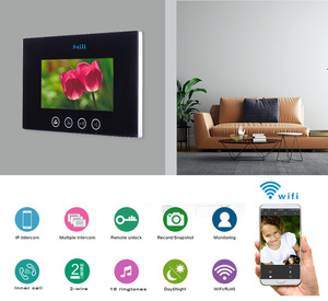 Smart Security Devices Multi User <strong>Ip</strong> <strong>Intercom</strong> Interphone <strong>Video</strong> Filaire Pour Imoble 10 Apartements <strong>Video</strong> <strong>Intercom</strong> <strong>System</strong>
