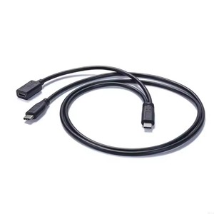 Línea alámbrica de conversión de cable OTG 2 en 1 tipo C con tarjeta de sonido IC integrada para teléfonos inteligentes, tabletas y equipos de transmisión - Product Image 1