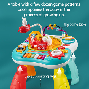 Most Popular 2-in-1 <strong>Multi</strong> <strong>Functional</strong> Early Education <strong>Game</strong> <strong>Table</strong> Toys Simulated Mobile Phones Rotating Train <strong>Game</strong> Panel for Kids - Product Image 2