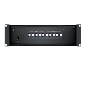 Selector de altavoz de zona 2x5 10, modelo flexible de alta potencia con 2 entradas de amplificador y 2 grupos de salidas de altavoz