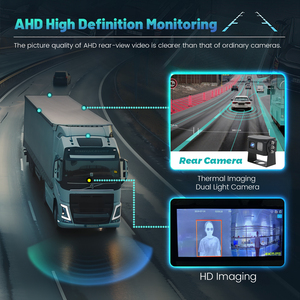10.36 Inch AHD Touch Screen <strong>Car</strong> Thermal Infrared AI Camera with Night Vision &amp; Dual Light, Truck Driving Assistance Monitor - Product Image 2