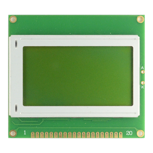 COB Grafik LCM 12864 Modul 128 * 64 Punkte Matrix STN schwarze Buchstaben auf gelbgegrüntem Hintergrund LCD Modul mono - Product Image 1