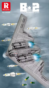 33038 brix yeni Stealth ve stratejik B2 bombacı DIY oyuncak blokları çocuk inşaat oyuncaklar yapı taşları setleri birleştirin - Product Image 2