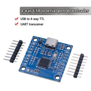 USB To TTL 4-way Converter Adapter Module USB To Serial Port Downloader USB TTL Converter UART Transceiver - Product Image 1