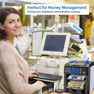 2 tasca Contador De Billetes Valore Della Miscela USD EURO MXN ARS Soldi Della Macchina di Conteggio Bill Contatore - Product Image 5