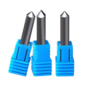 <strong>PCD</strong> Diamond Milling <strong>Cutter</strong> for Granite Marble Stone Carving CNC Router Engraving Tools Customized Support Coating - Product Image 4