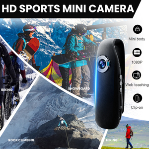 007 PeaPod hd sport mini <strong>camera</strong> 1080p clip on <strong>camera</strong> loop video recording motion detection <strong>16</strong>/<strong>9</strong> image scale 64g tf card support - Product Image 2