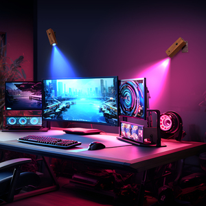 Современный минималистичный внутренний RGB беспроводной прожектор с датчиком управления мини-прожектором Usb беспроводной настенный светильник для спальни - Product Image 1