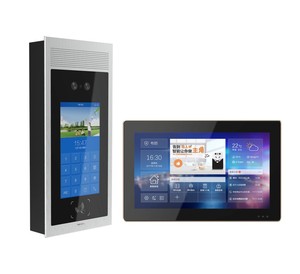 Sistema de intercomunicación multiapartamento con timbre de vídeo con reconocimiento facial y cámara IP para acceso a puertas para edificios y oficinas - Product Image 4