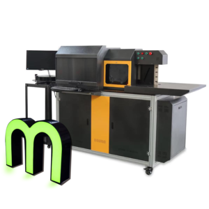 Auto CNC 3D signos punzonado plano SS canal letra brida muescas máquina dobladora automática para grandes pequeñas letras de PVC Bender - Product Image 3