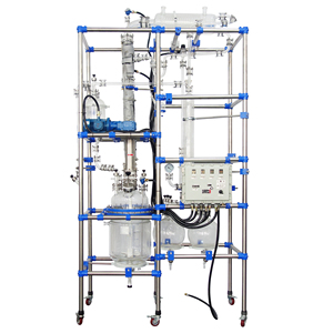 炭化水素混合物蒸留カラムジャケットガラス原子炉ユニット10L 20L 50L 100L 200L蒸留カラム - Product Image 1