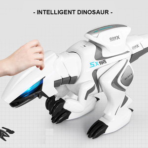 ZIGO <strong>TECH</strong> <strong>Programing</strong> Sensor Shaking Head Tail Walk Story Ir Dinosaur Robot Dino Stem Educational Toys Kids - Product Image 2
