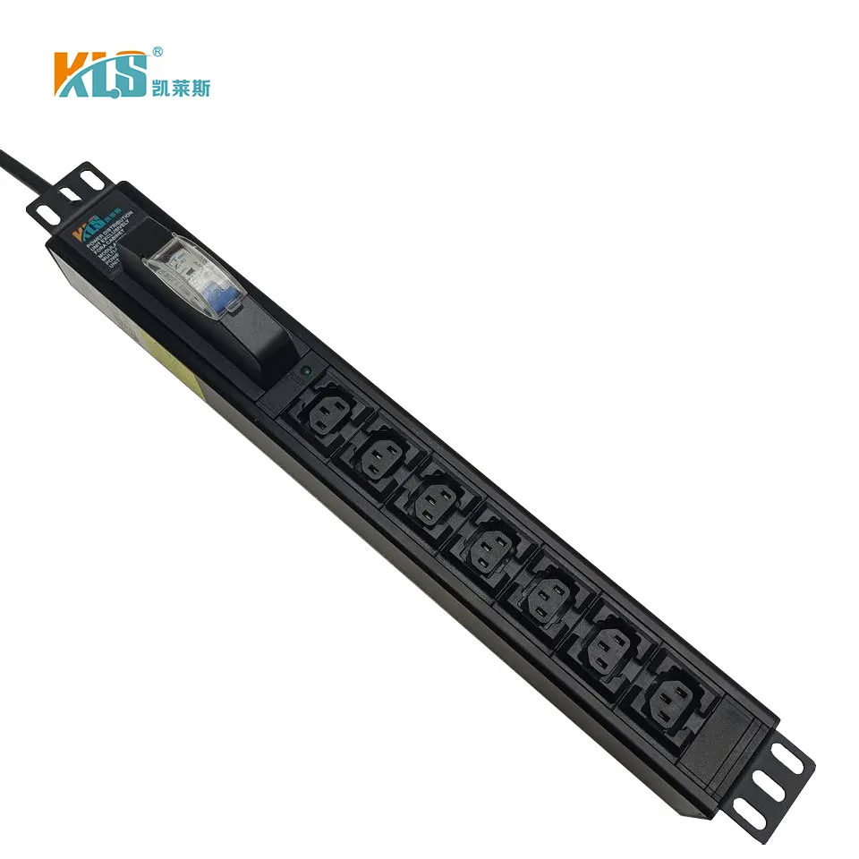 KLS-disyuntor, protección de entrada, 110-250Vac 10A 7-bit IEC320C13