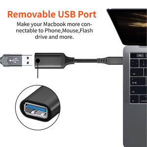 USB C ไปยัง USB Splitter Type C เพื่อ USB3.0อะแดปเตอร์ OTG สายต่อขยาย USB สำหรับคีย์บอร์ดเมาส์แฟลชไดรฟ์ - Product Image 3