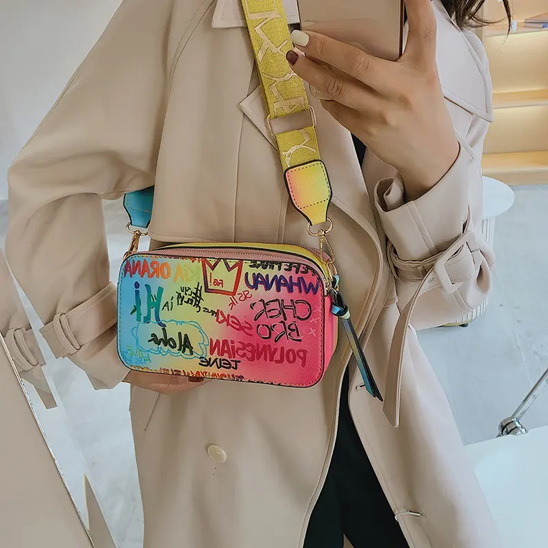 2022 Hoge Kwaliteit Mode Messenger Koreaanse Sling Tassen Voor Vrouwen Carteras Para Mujer Vrouwen Rechthoek Bag Lady