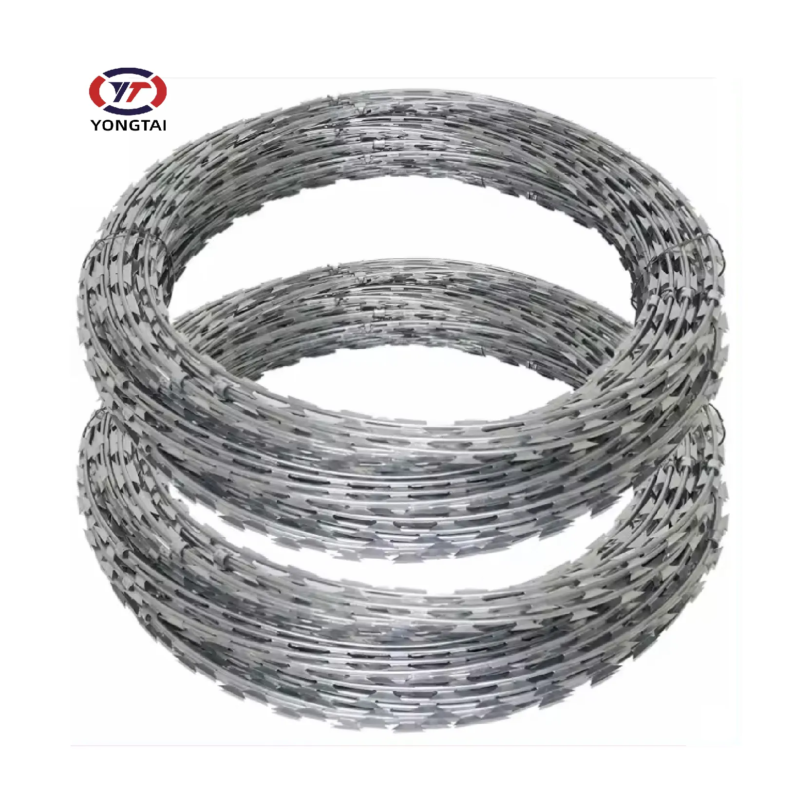 Hot Dipped Galvanized BTO22 Concertina Wire Razor ype and Iron Wire Material Anti-rust razor blade barbed wire on sale