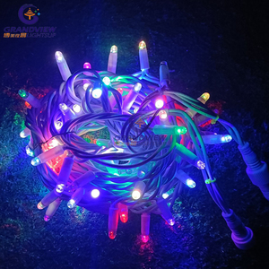 Guirnalda de luces LED RGB para exteriores con clasificación IP67 para bodas, vacaciones, Navidad, luces decorativas - Product Image 1