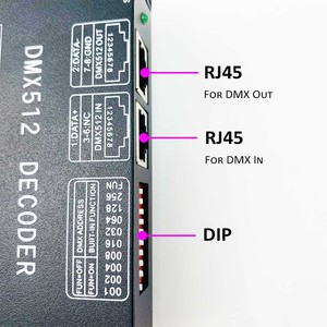 Декодер DMX512 RGBW, черный стальной корпус, 12-24 В, 8 а/канал, 4 канала, контроллер светодиодной ленты RGBW, декодер DMX 512 - Product Image 5