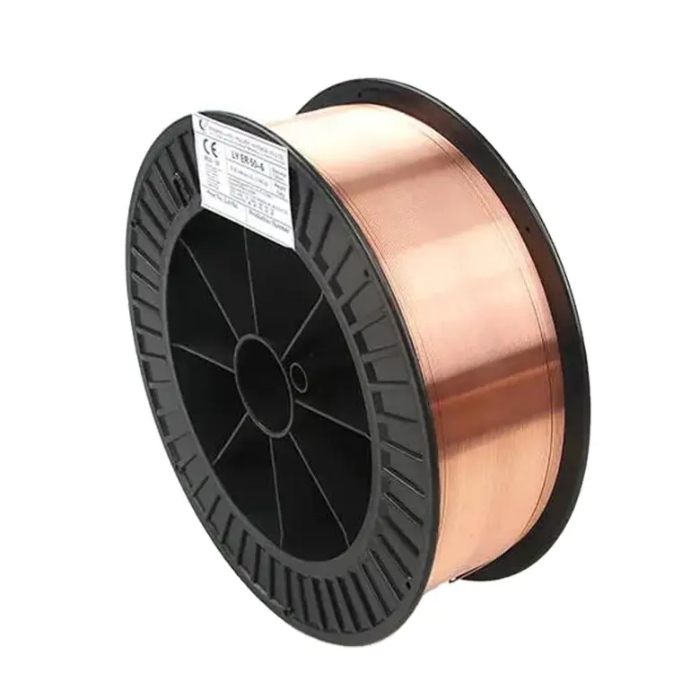 Factory Supply Manufacturer low alloy steel welding wire CO2 mig er70s-6 with copper coated