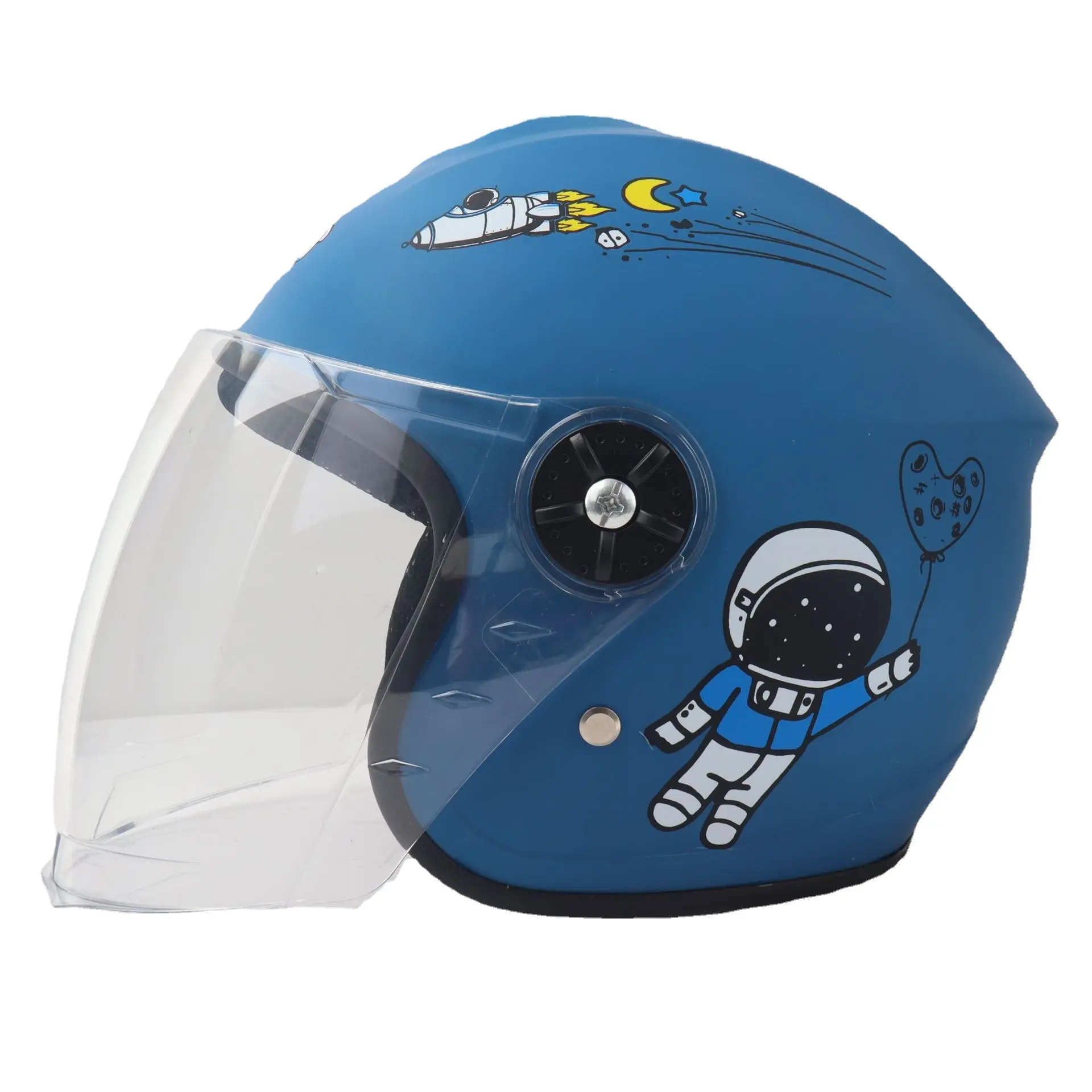 Nouveau casque de moto réglable en ABS pour enfants