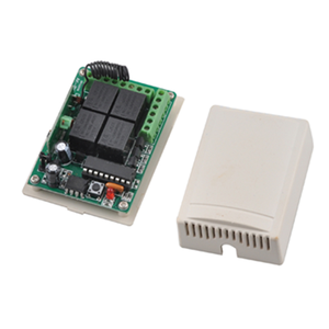 DC12V 4 canali 433MHz apprendimento universale RF telecomando interruttore ricevitore remoto - Product Image 1