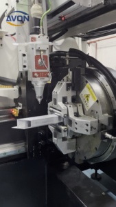 Voll automatische Laser rohrs chneide maschine zum Be-und Entladen von Rohren, hochpräzise für die industrielle Metall verarbeitung - Product Image 4