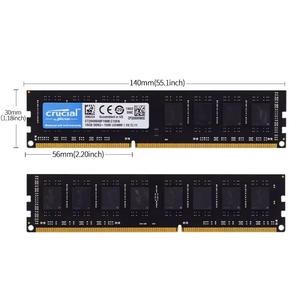 Crucial DDR3 16GB Memoria de escritorio RAM 1600MHz PC312800 UDIMM 240Pin No ECC Sin búfer en stock - Product Image 3