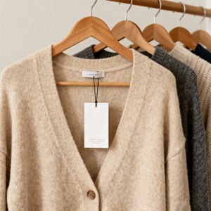 Tùy chỉnh Debossed Swing hangtag sang trọng treo nhãn có thể tái chế treo Tag cho áo khoác - Product Image 5